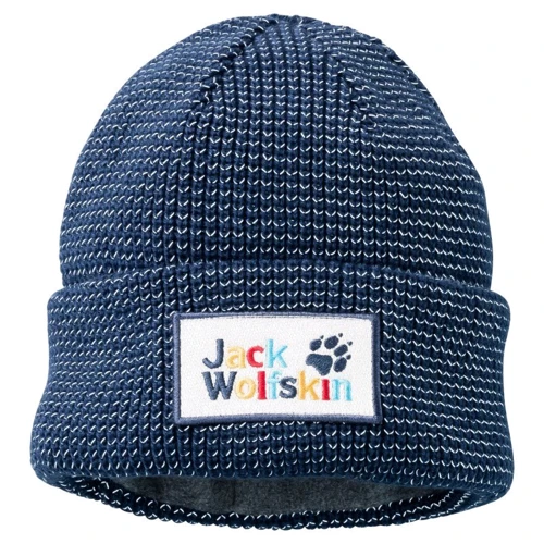 Шапка детская Jack Wolfskin темно-синяя (1910171-1024)