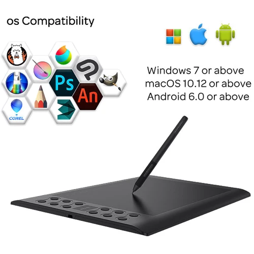 Графический планшет GAOMON M106K PRO: Разрешение 5080 lpi