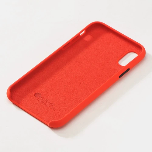 Чехол для iPhone COTEetCI Mix Buttons Liquid Silicon Red (CS8013-RD) for iPhone X/iPhone Xs: Тип чехла накладка на заднюю часть