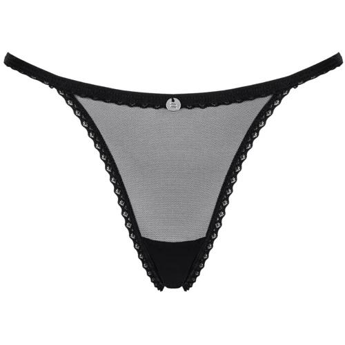 Трусики стринги Obsessive Celia Noir black XL/2XL
