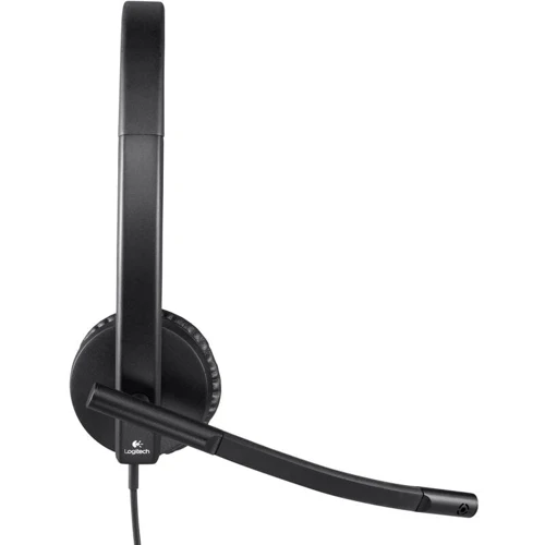 Наушники Logitech H570e Stereo USB-C Black (981-001431): Дополнительно регулятор громкости