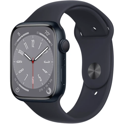 Apple Watch Series 8 45mm GPS Midnight Aluminum Case with Midnight Sport Band (MNP13) (Apple Watch)(78468843)Stylus approved