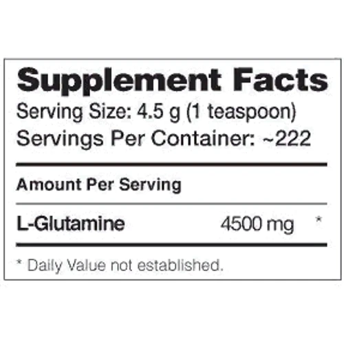 Аминокислота для спорта Dymatize Glutamine Micronized 1000 g /222 servings/ Unflavored: Вкус Без вкуса