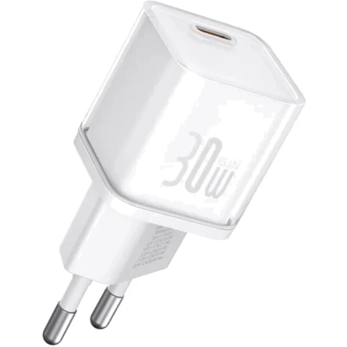 Зарядное устройство Baseus Wall Charger USB-C GaN 5S 30W White (P10162504213-00): Кабель в комплекте отсутствует