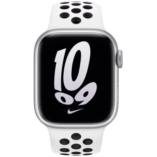 Аксессуар для Watch Apple Nike Sport Band Summit White/Black (MPGK3) for Apple Watch 38/40/41mm: Совместимость Apple Watch 41mm, Apple Watch 40mm, Apple Watch 38mm