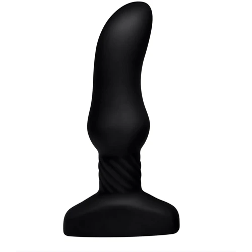 Анальная пробка с вибрацией Rimmers Slim M Rimming Plug (черный)