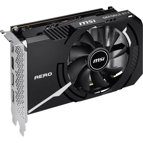 Видеокарта MSI GeForce RTX 4060 AERO ITX 8G OC UA: Объем памяти, Гб 8