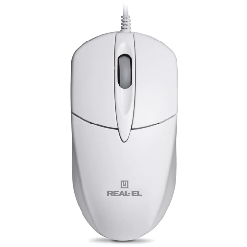 Мышь REAL-EL RM-211, USB, white: Тип сенсора оптический