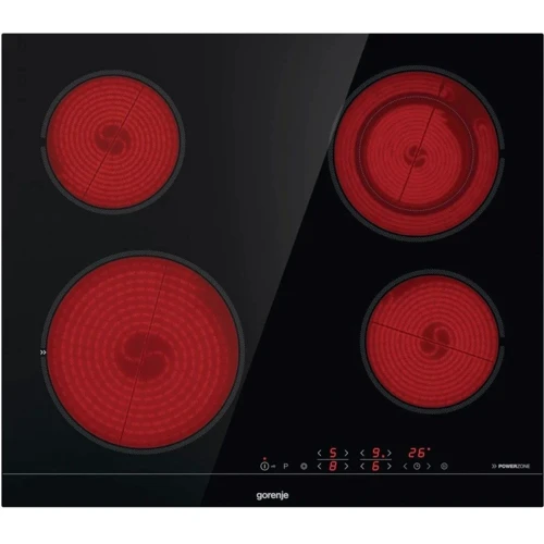 Варочная поверхность Gorenje ECT647BCSC: Количество конфорок 4