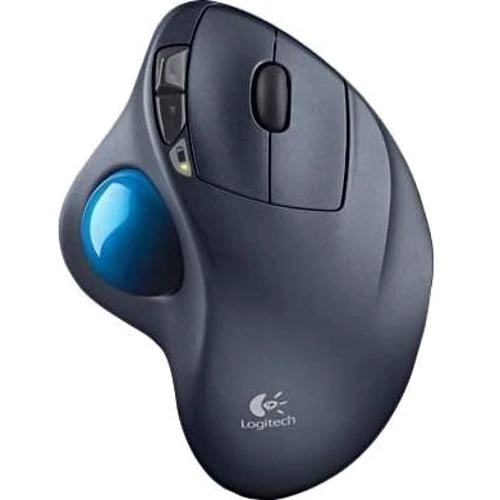 Мышь Logitech M570 Trackball (910-001882) Silver/Blue: Интерфейс подключения Wireless