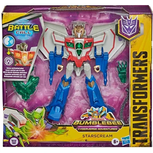 Игрушка Hasbro Трансфoрмеры Кибервселенная Класс Истребители (E8227_E8377 CYB BATTLE CALL TROOPER STARSCREAM): Тип игрушки Робот-самолет