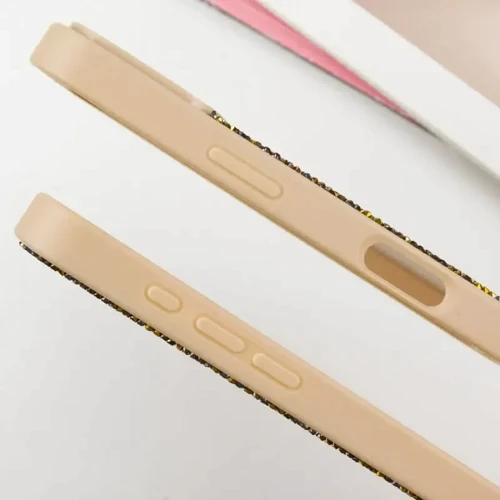 Чехол для iPhone Bling World Rock Diamond with MagSafe Gold for iPhone 16: Цвет золотой