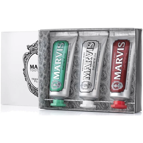 Marvis Travel With Flavour 3x25ml Набір зубних паст: Призначення Очищення