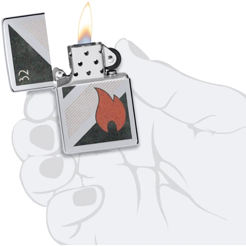 Запальничка Zippo 32 Flame Design 48623 фото 3