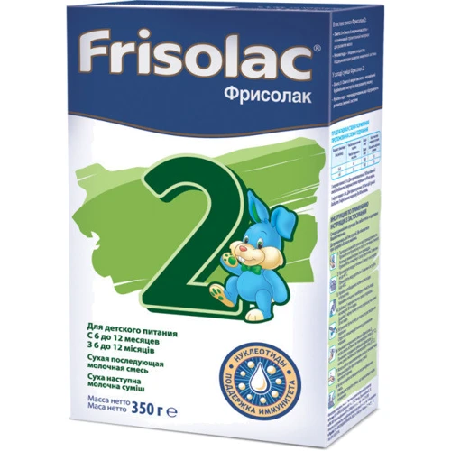 Дитяча Суміш Friso Фрісолак 2 з 6 до 12 міс, 350 гр (8716200718349)