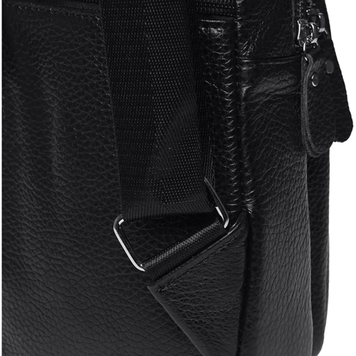 Чоловіча сумка-слінг Borsa Leather чорна (K1330-black): Країна виробник Тайвань