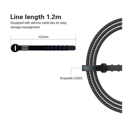 Кабель Vokamo Luxlink Cable USB-C to Lightning 1.2m Red (VKM20055) фото 4