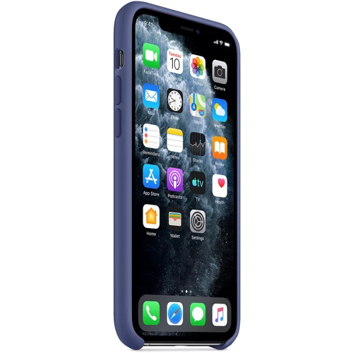 Чехол для iPhone Mobile Case Silicone Soft Cover Aqua Blue for iPhone 11 Pro: Материалы силикон