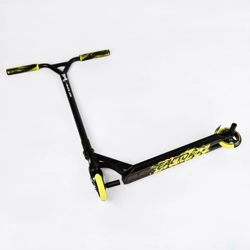 Самокат трюковый Best Scooter Reactor Black and Yellow (112771) фото 8