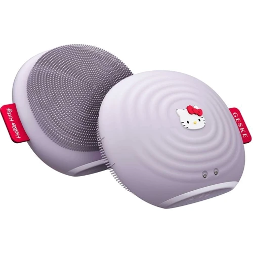 Звукова щітка для обличчя GESKE Sonic Facial Brush 4 в 1 Hello Kitty Purple (HK000011PU01) фото 3