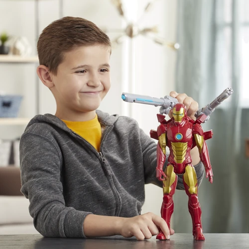 Набор игровой Hasbro Мстители Титан 30 см Железный человек с аксессуарами (E7380) фото 5