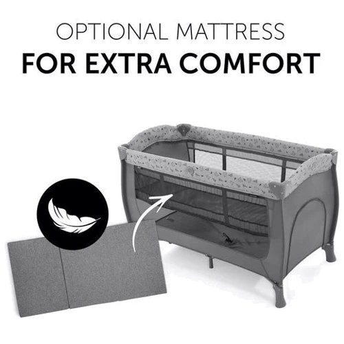 Детская кровать-манеж Hauck Sleep N Play Mickey Mouse Grey (60069-6)