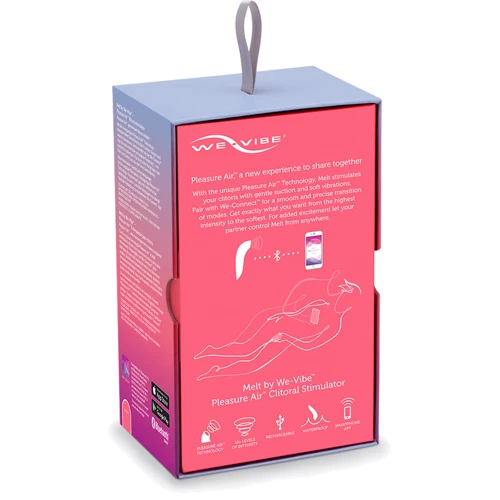 Вакуумный стимулятор для клитора We-Vibe Melt с дистанционным управлением