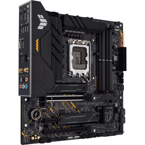 ASUS TUF GAMING B660M-PLUS WIFI: Оперативна пам'ять 4xDDR5 6000+ МГц, до 128 ГБ