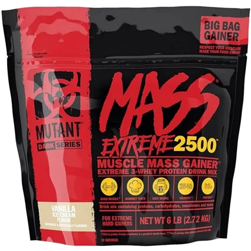 Гейнер Mutant Mass Xxxtreme 2500 2720 g /11 servings/ Vanilla