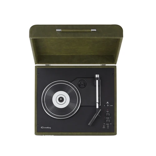 Виниловый проигрыватель Crosley Mercury (Forest Green): Форма тонарма Прямая