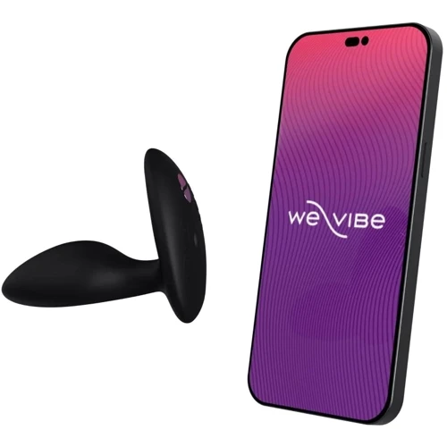 Анальная смарт-вибропробка We-Vibe Ditto+ Satin Black с пультом ДУ