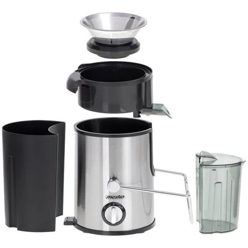 Соковыжималка Mesko MS 4126 black: Материал корпуса пластик / нержавеющая сталь