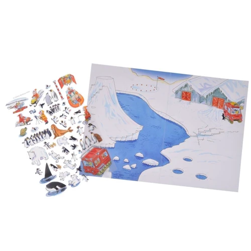 Перекладні наклейки Scribble Down Північний полюс, А5