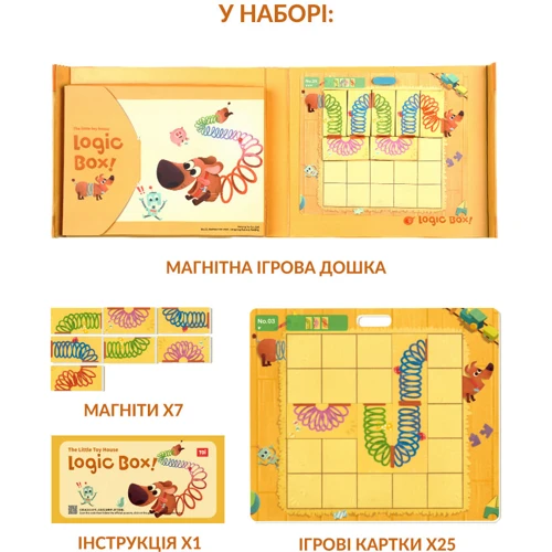 Настольная игра TOI магнитная головоломка Домик для игрушек 2041017