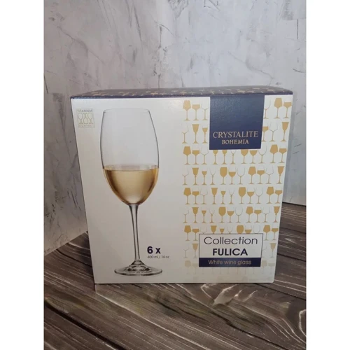 Бокал Bohemia Fulica для вина 6х400 мл (8682)