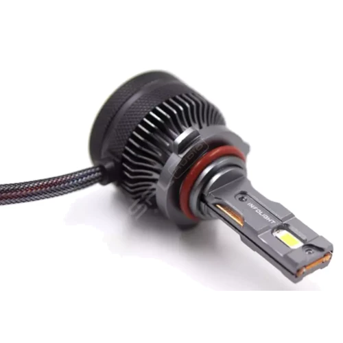 Комплект светодиодных ламп Infolight S3 9006 60W: Головной свет Дальний свет, Ближний свет