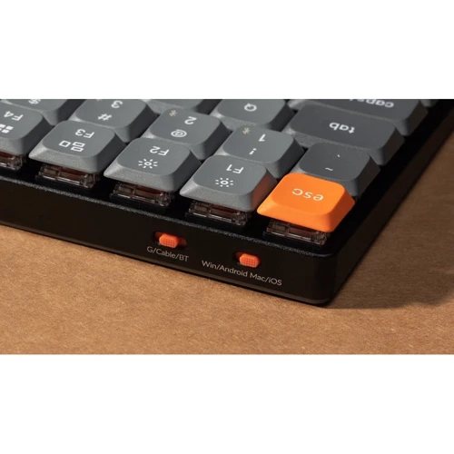 Клавиатура Keychron K3 Max 84 Key RGB Hot-Swap Gateron MX 2.0 Red Black (K3MH1_KEYCHRON) фото 13