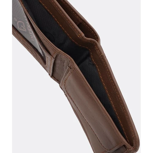 Чоловічий портмоне Horse Imperial коричневий (K1029l-brown): Матеріал Натуральная кожа