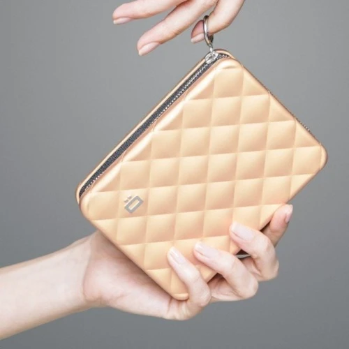 Женский кошелек Ogon Designs Quilted passport розово-золотистый (QP_Rose_Golg): Пол Женский