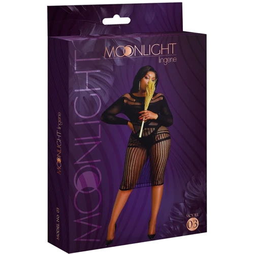 Платье Moonlight Lingerie Model 03 Plus Black