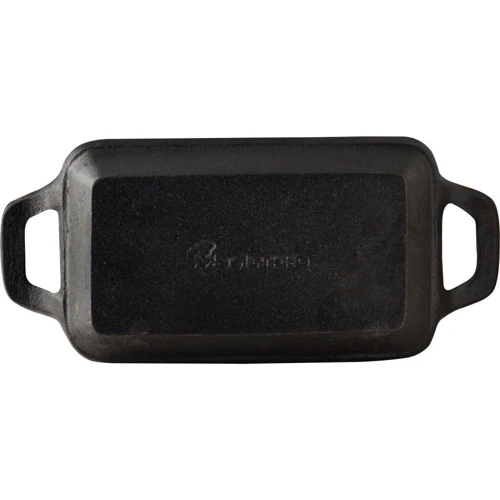 Сковорода чугунная с сервировочной доской Bergner MasterPro 17x10 см (BGMP-3807-EM) (00000026952): Дополнительно С подставкой, С двумя ручками