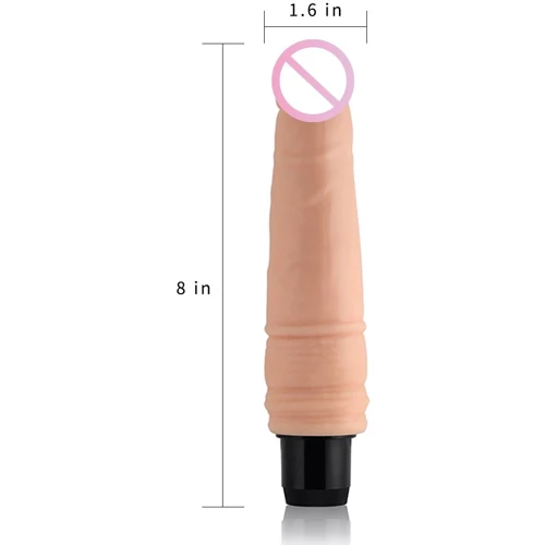 Реалистичный вибратор LoveToy Xtreme Feel Vibrator Flesh 7.5"