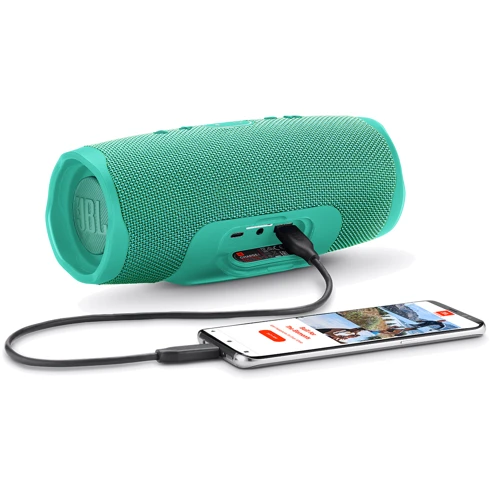 Акустика JBL Charge 4, Teal (JBLCHARGE4TEAL): Выходная мощность 30 Вт