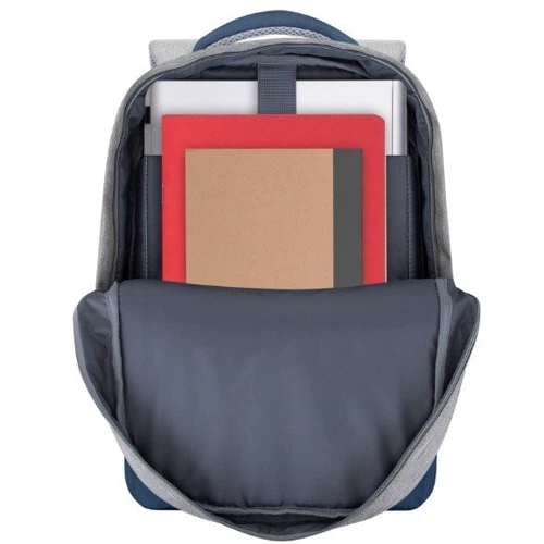 Сумка для ноутбуков RivaCase 15.6" Anti-Theft Water-repellent Grey/Dark Blue (7562) фото 11