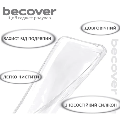 Чехол для телефонов BeCover TPU Case Transparancy for OnePlus Ace 3 (711773): Тип накладка на заднюю часть