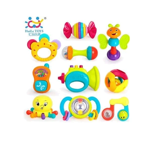Набір брязкалець Huile Toys, 10 шт (939): Тип Ігрові набори