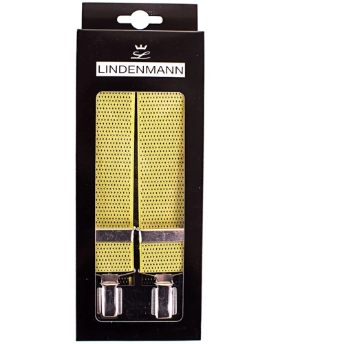 Подтяжки мужские Lindenmann желтые (FARE7545-03)