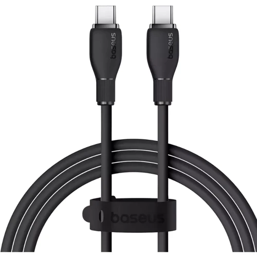 Кабель Baseus Cable USB-C to USB-C Pudding Series Fast Charging Cable 100W 2m Black (P10355702111-01)
