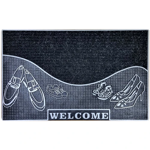 Коврик придверный IzziHome Eymen 45х70 см Family Silver (2760-03) (2760_03)
