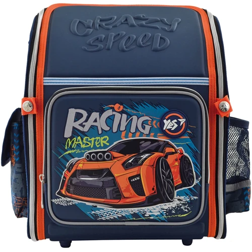 Рюкзак школьный, каркасный YES H-18 "Racing" (556321): Возрастная группа от 6 до 10 лет